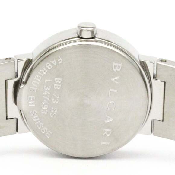 BVLGARI BVLGARI-BVLGARI Diamond Steel Quartz Ladies Watch BB23SS Polished